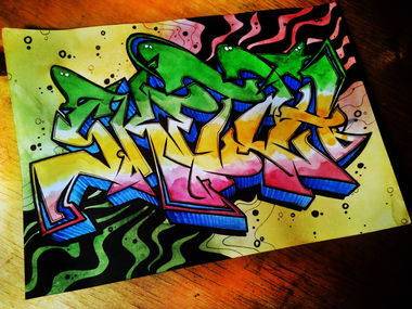Graffiti Sketch - Photo by Iksent - sketches, graffiti, iksent (2015)