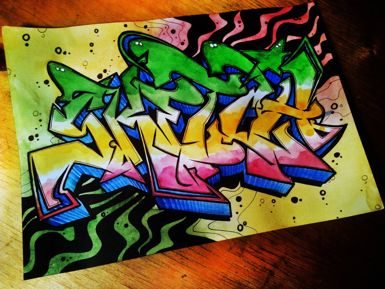 Graffiti Sketch - Photo by Iksent - sketches, graffiti, iksent (2015)