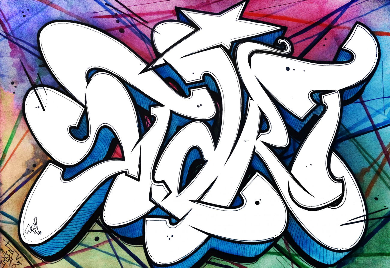 Graffiti Sketch - Photo by Iksent - sketches, graffiti, iksent (2015)
