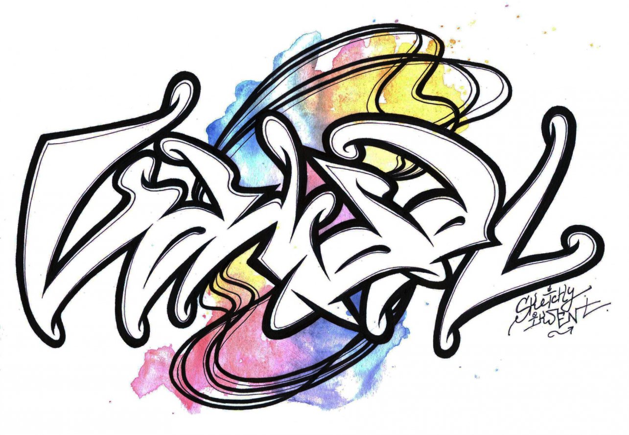 Graffiti Sketch - Photo by Iksent - Iksent, Sketch, Graffiti