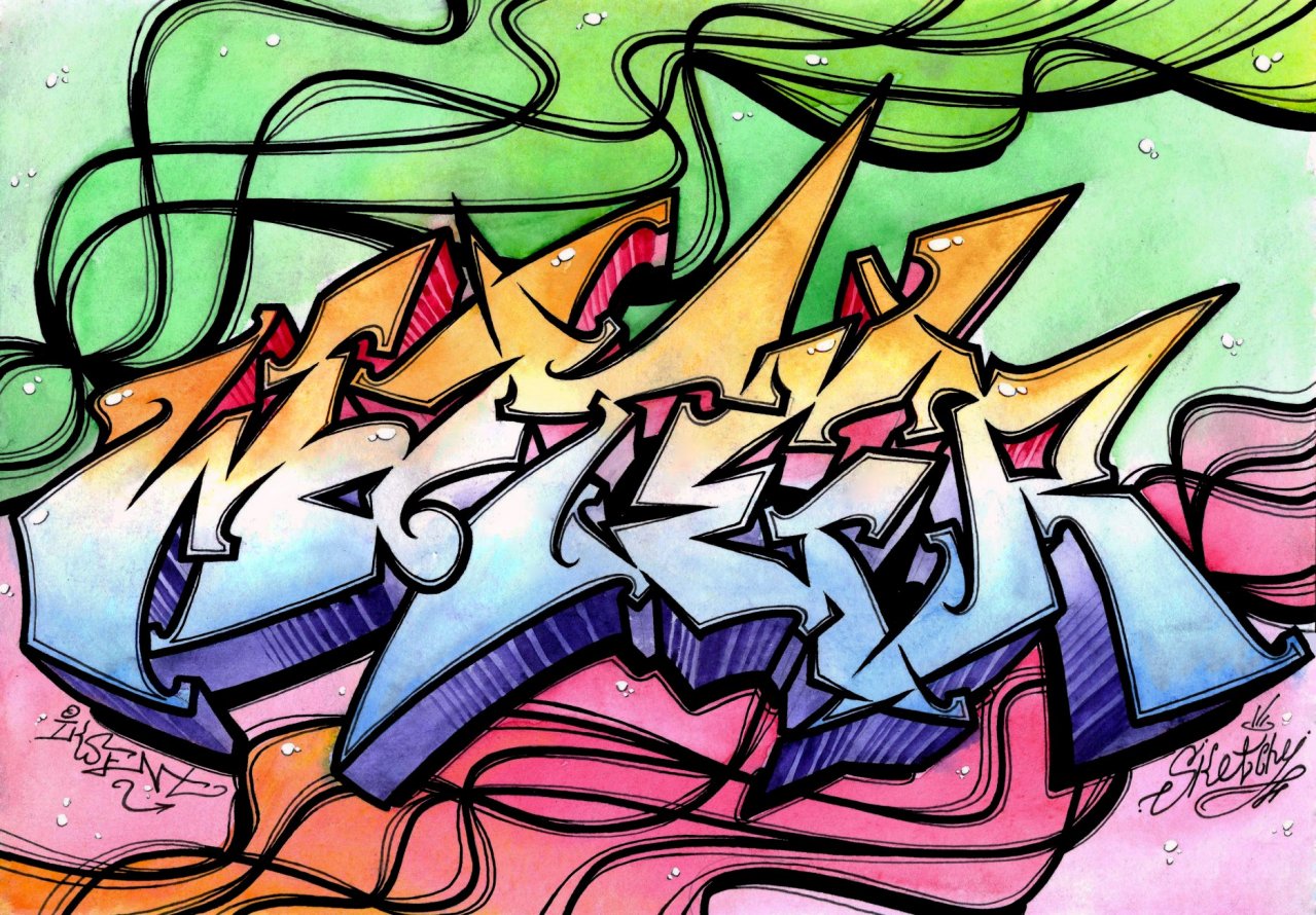 Graffiti Sketch - Photo by Iksent - Iksent, Sketch, Graffiti (2015)