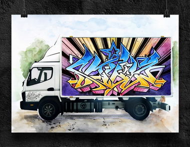 Graffiti Sketch - Photo by Iksent - Iksent, Sketch, Graffiti (2015)