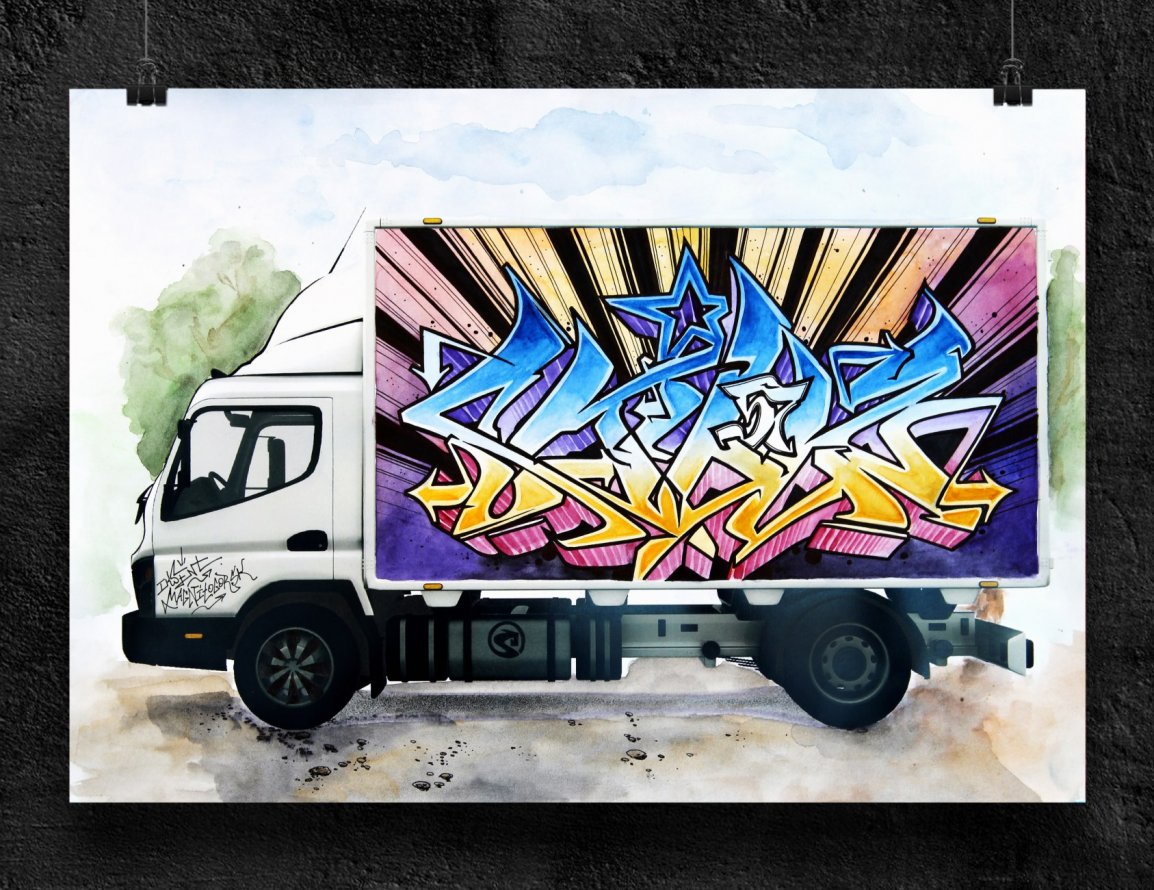 Graffiti Sketch - Photo by Iksent - Iksent, Sketch, Graffiti (2015)