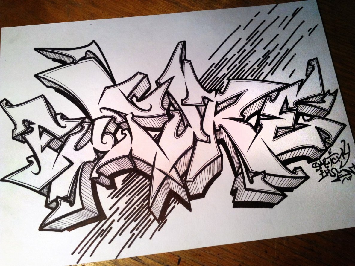 Graffiti Sketch - Photo by Iksent - Iksent, Sketch, Graffiti (2015)