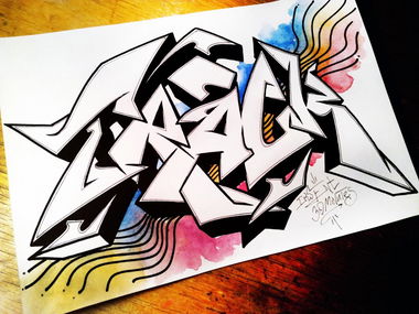 Graffiti Sketch - Photo by Iksent - Iksent, Sketch, Graffiti (2015)
