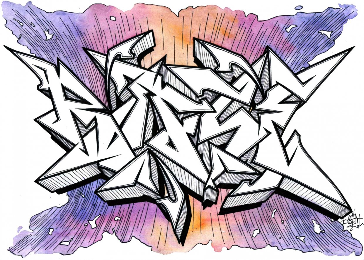 Graffiti Sketch - Photo by Iksent - Iksent, Sketch, Graffiti (2015)