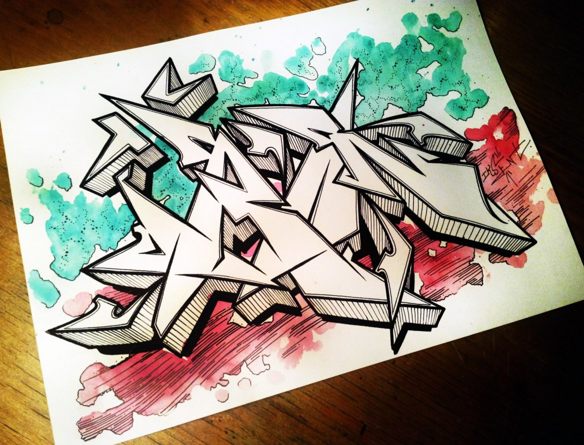 Graffiti Sketch - Photo by Iksent - Iksent, Sketch, Graffiti (2015)