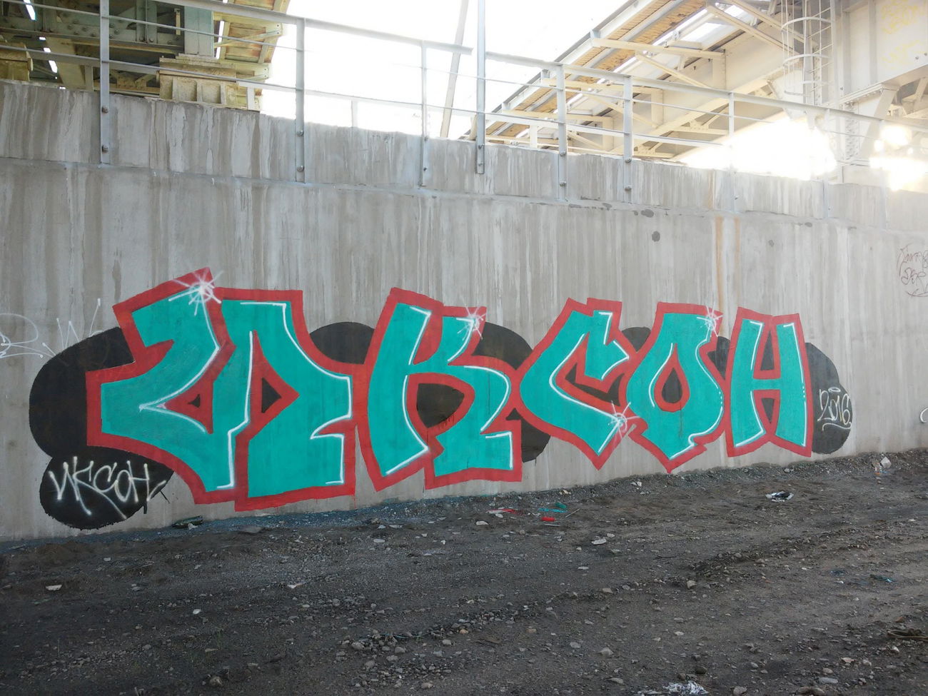 Graffiti Photo by Ikson - rollup, roller, rollup (2016)