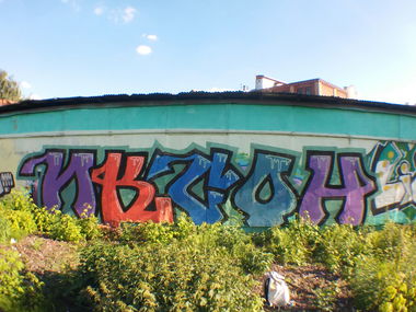 Graffiti Wall - Photo by Ikson - rollup, roller (2016)