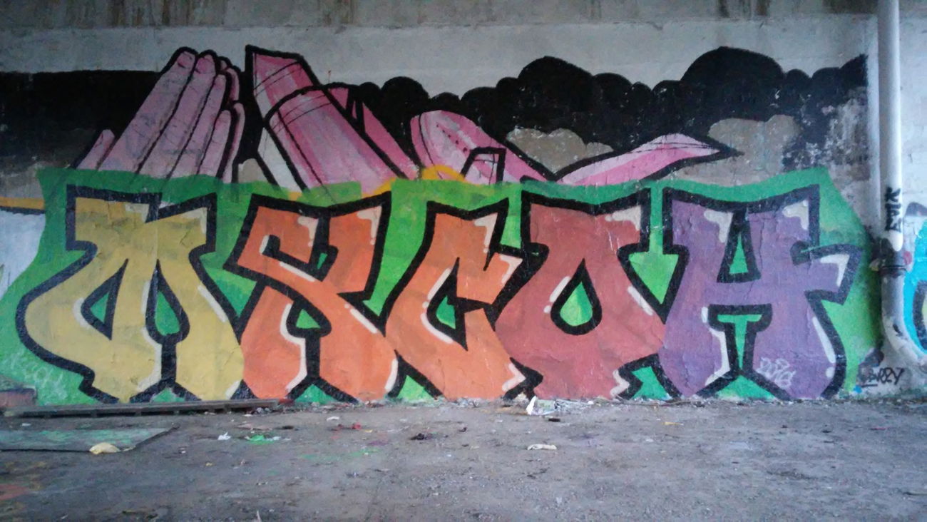 Graffiti Wall in Moscow - Photo by Ikson - graffiti, graff, instagraffiti (2016)