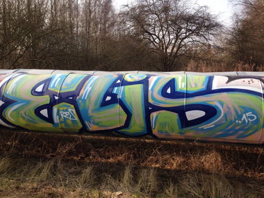 Graffiti Bombing - Photo by Ilovemilf193