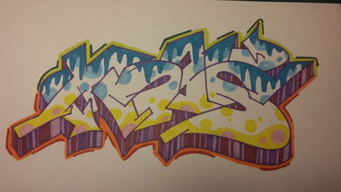 Graffiti Wall - Photo by Imalin