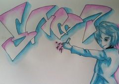 Graffiti Wall - Photo by Imalin (2017)