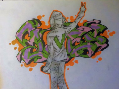 Graffiti Wall - Photo by Imalin