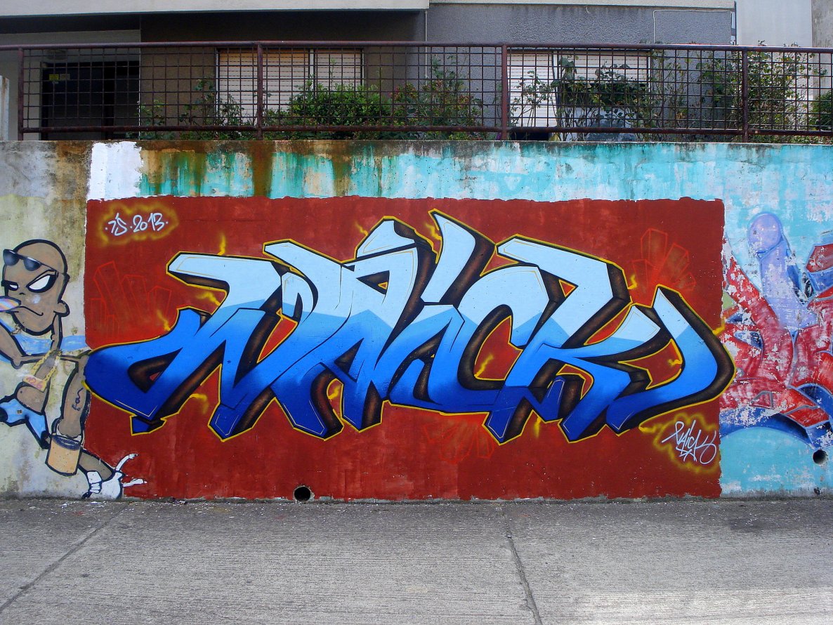 Graffiti Wall in Pula - Photo by Inack