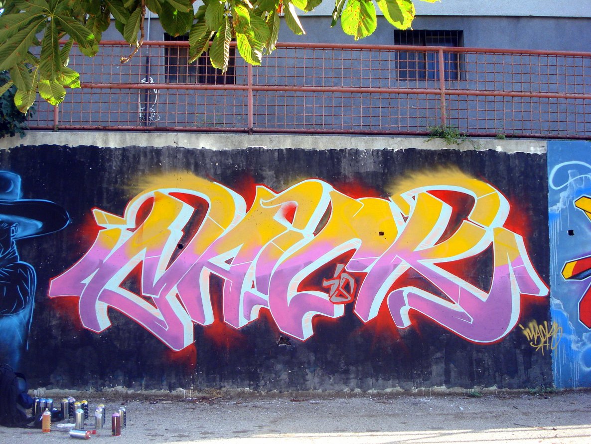 Graffiti Wall in Pula - Photo by Inack