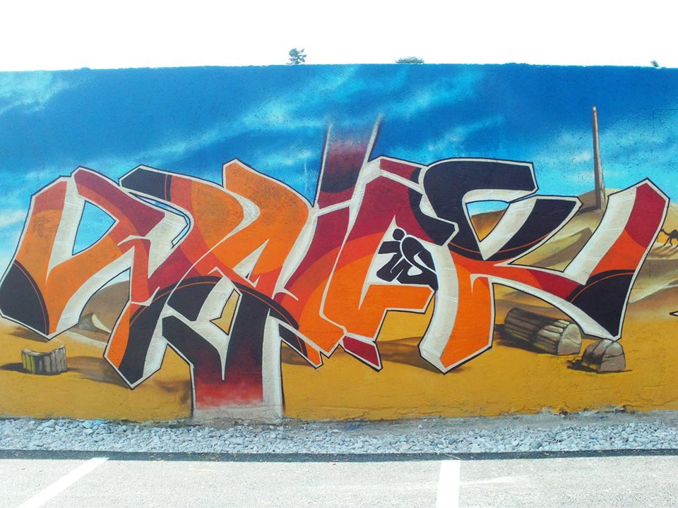 Graffiti Wall in Vodnjan - Photo by Inack (2013)