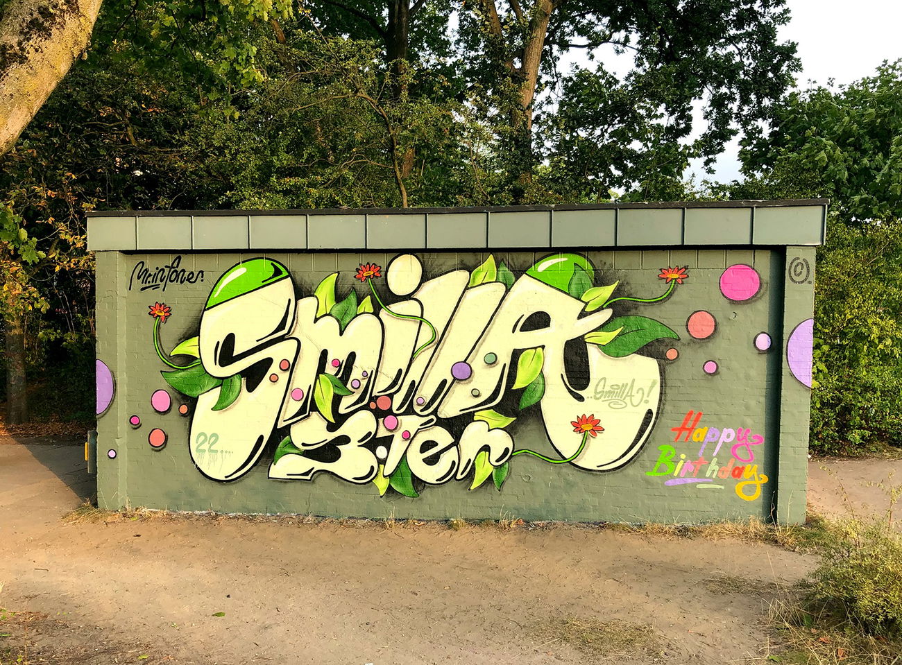 Graffiti Wall - Photo by Info