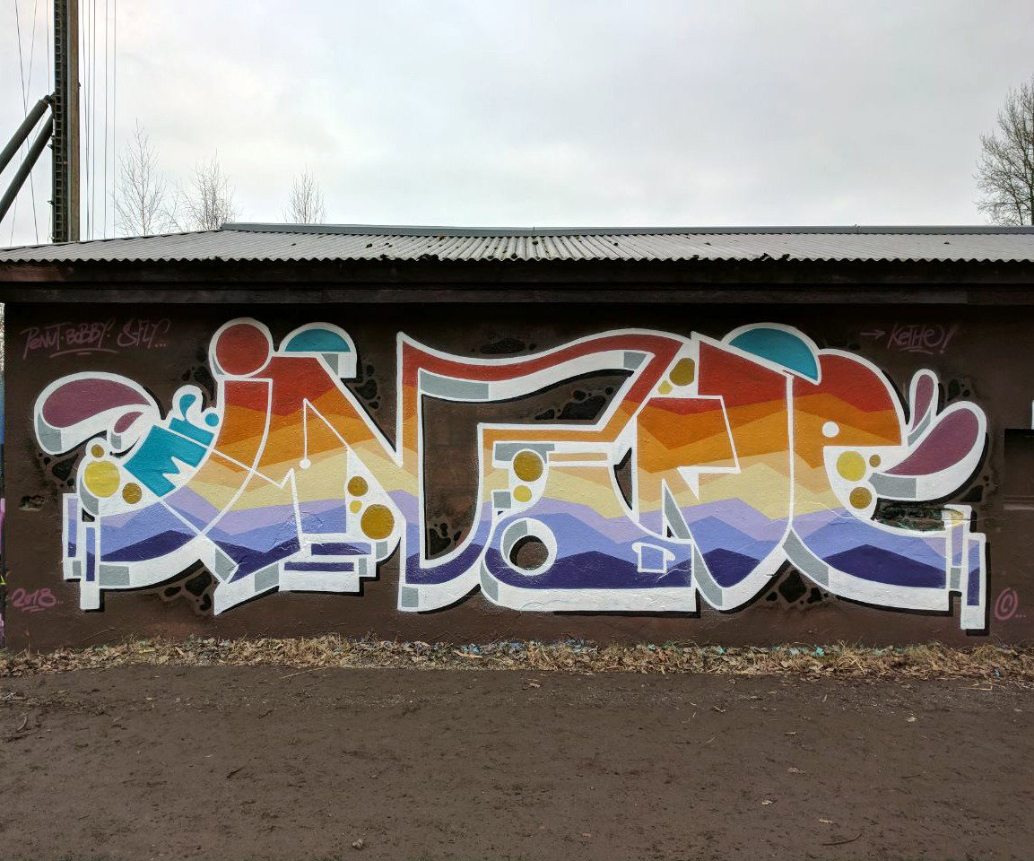 Graffiti Wall - Photo by Info