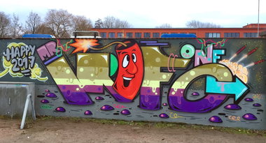 Graffiti Wall - Photo by Info