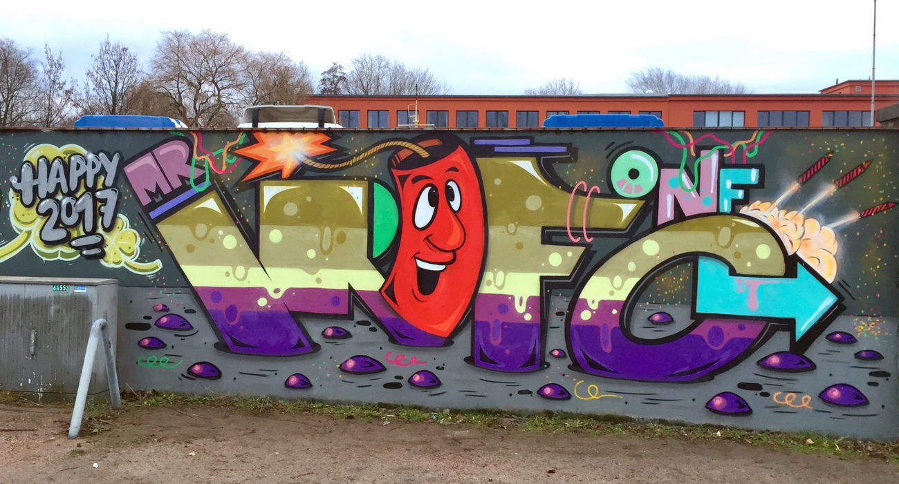 Graffiti Wall - Photo by Info