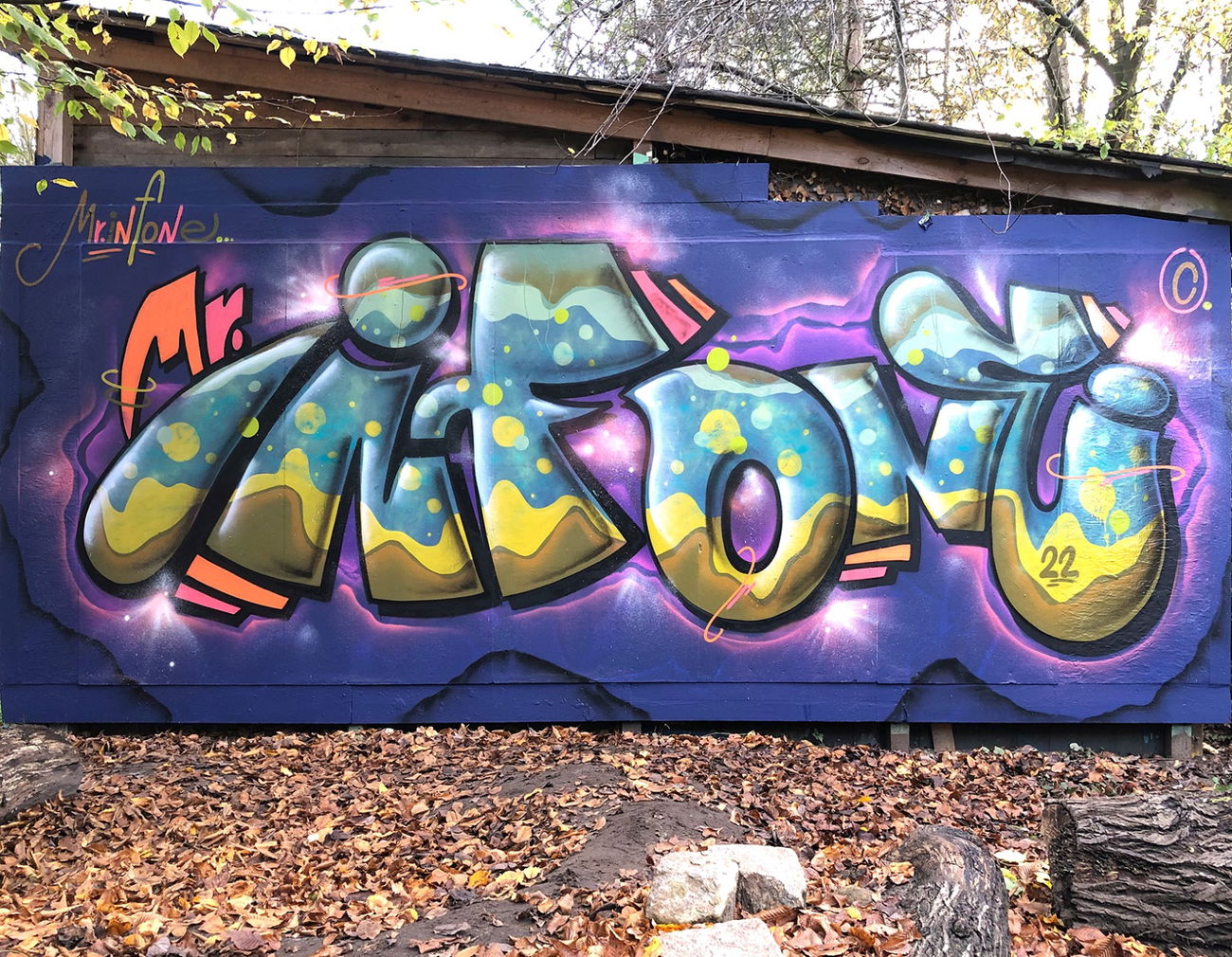 Graffiti Wall - Photo by Info