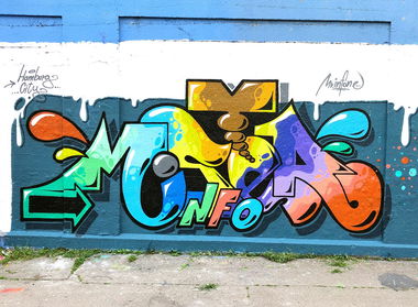 Graffiti Wall - Photo by Info