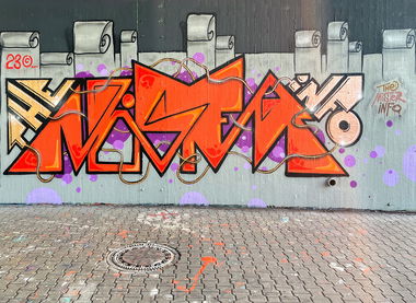 Graffiti Wall - Photo by Info