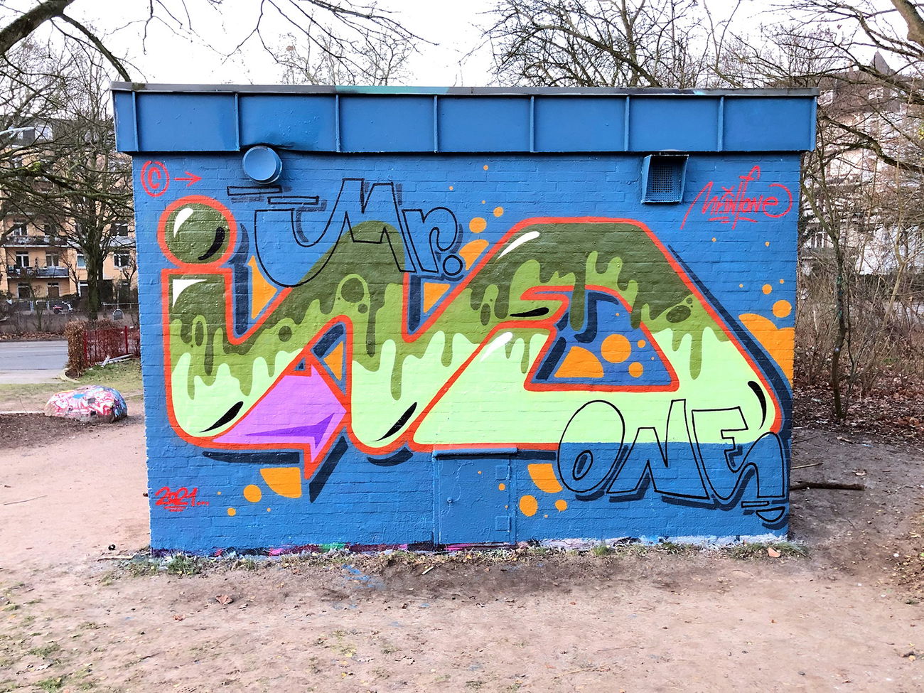 Graffiti Wall - Photo by Info