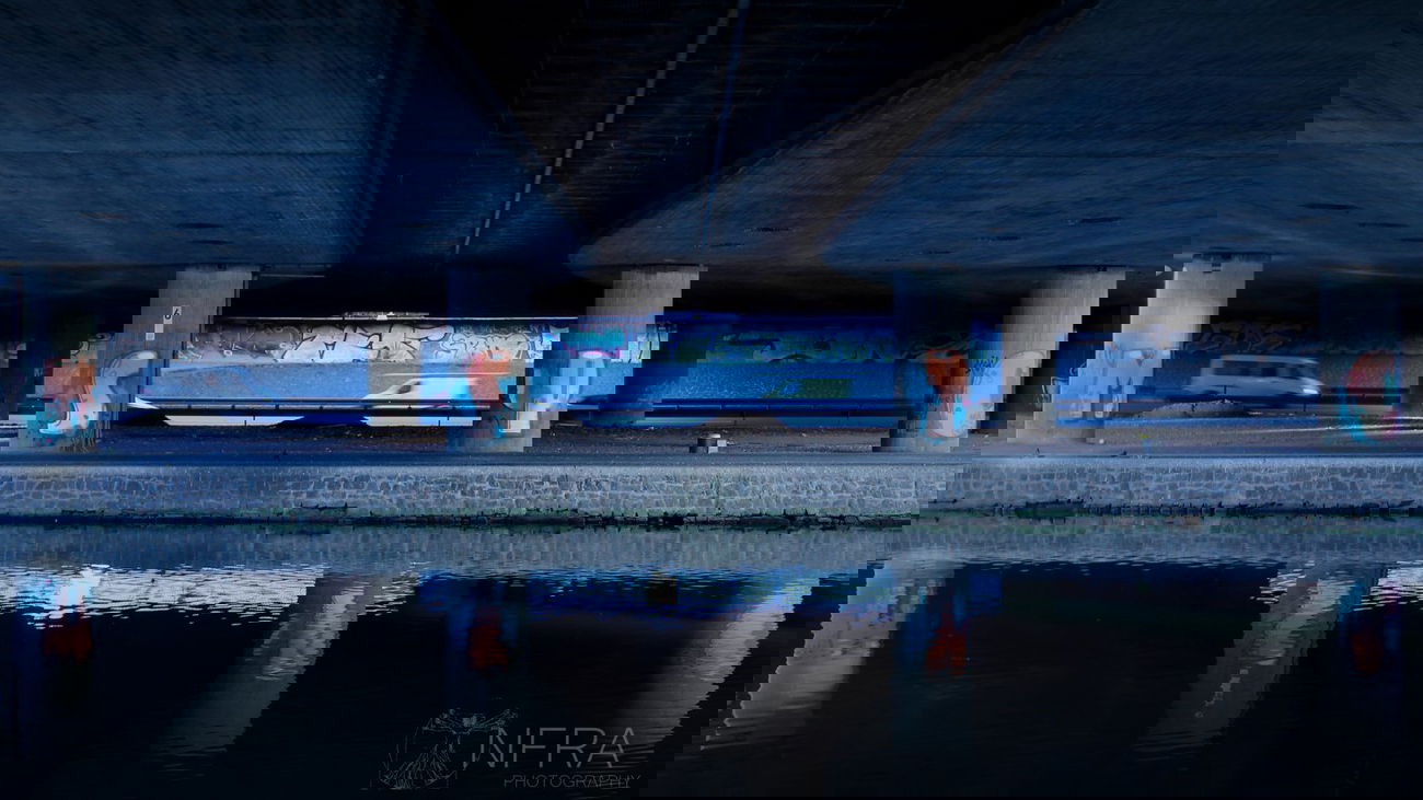 Graffiti Bombing in Saarbrücken - Photo by InfraHD - MSPC, PCF, Velo