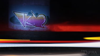 Graffiti Bombing in Saarbrücken - Photo by InfraHD - Velo