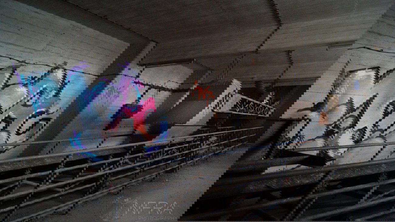 Graffiti Wall in Saarbrücken - Photo by InfraHD - MSPC, Myspace