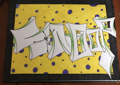 Graffiti Photo by Inkedout11 - wordart, graffitibattle, sketch (2017)