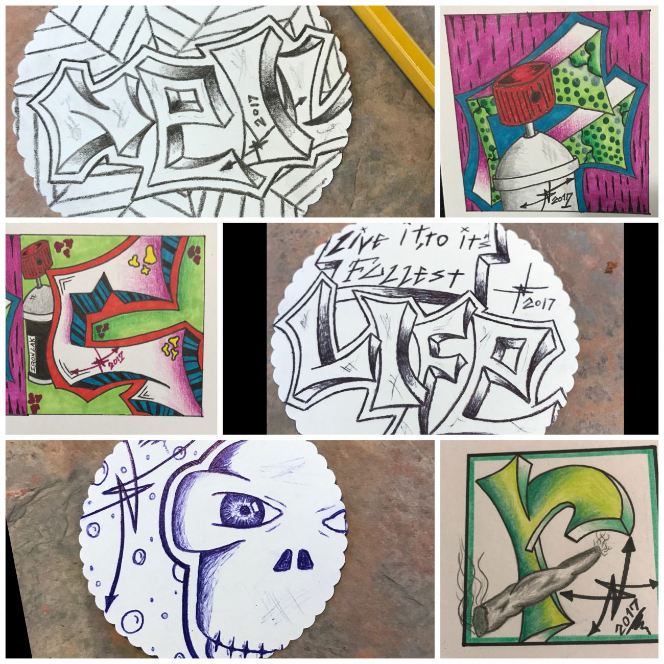 Graffiti Sketch - Photo by Inkedout11 - doodles, graffiti, letters