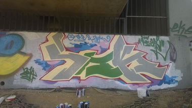 Graffiti Wall in Chemnitz - Photo by Inker - ink, inker, ave (2014)