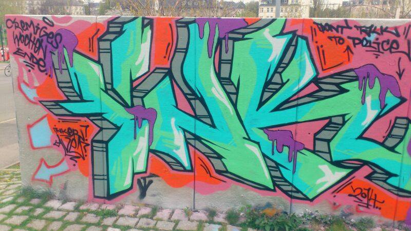 Graffiti Wall in Chemnitz - Photo by Inker - ink, inker, ave (2014)