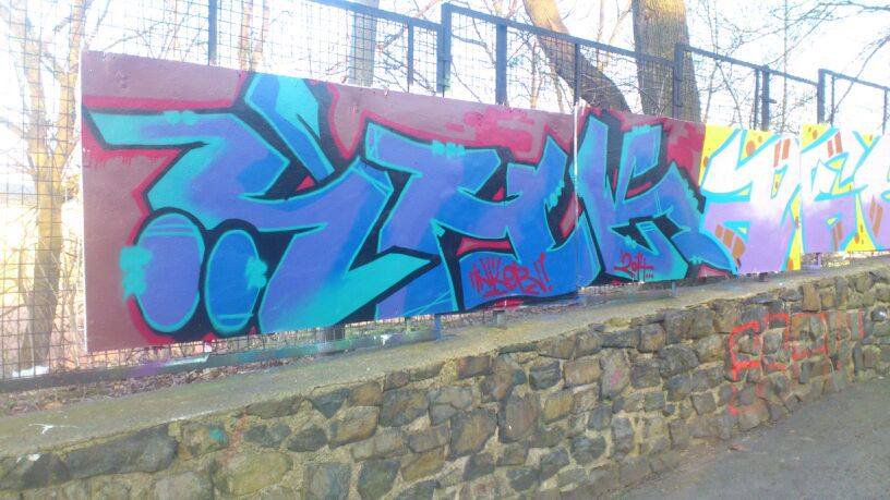 Graffiti Wall in Chemnitz - Photo by Inker - ink, inker, ave (2014)