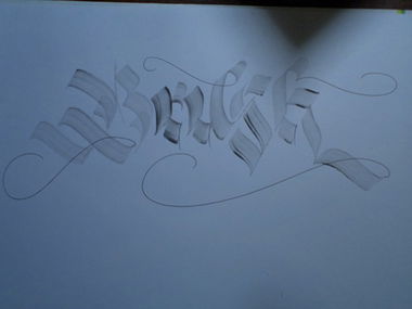 Graffiti Sketch in Russia - Photo by Inok - calligraphy (2013)