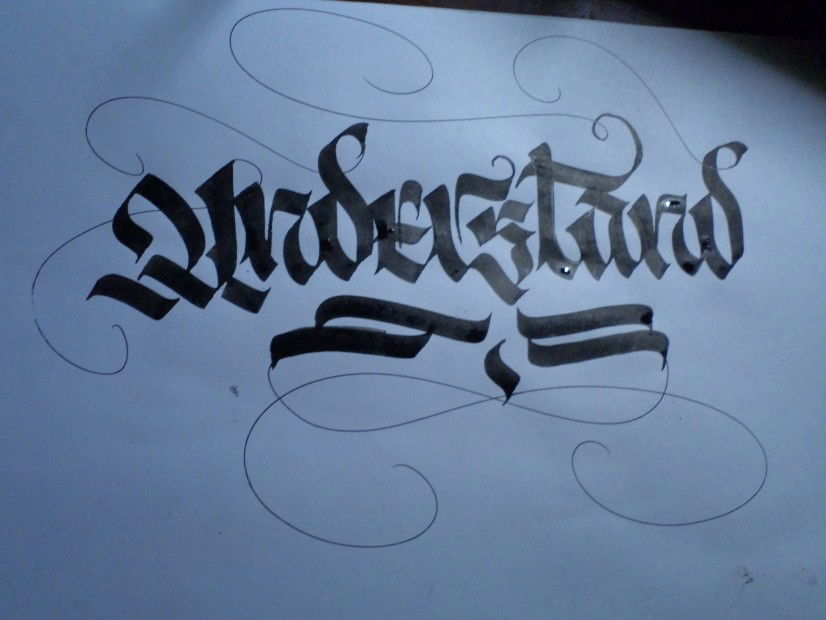 Graffiti Sketch in Russia - Photo by Inok - calligraphy (2013)