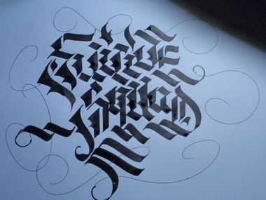 Graffiti Sketch in Russia - Photo by Inok - calligraphy, lettering (2013)