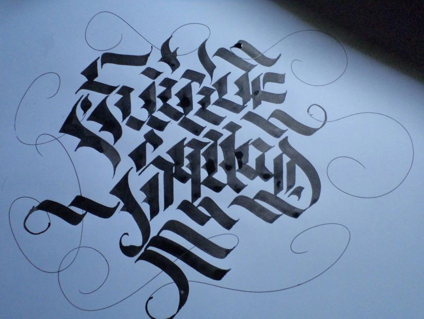 Graffiti Sketch in Russia - Photo by Inok - calligraphy, lettering (2013)