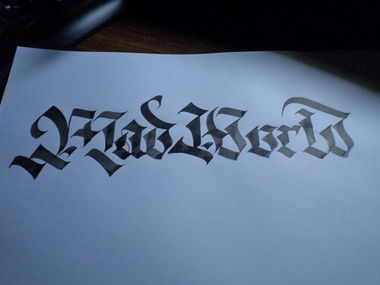 Graffiti Sketch in Russia - Photo by Inok - Calligraphy (2013)