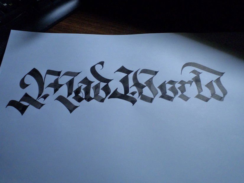 Graffiti Sketch in Russia - Photo by Inok - Calligraphy (2013)