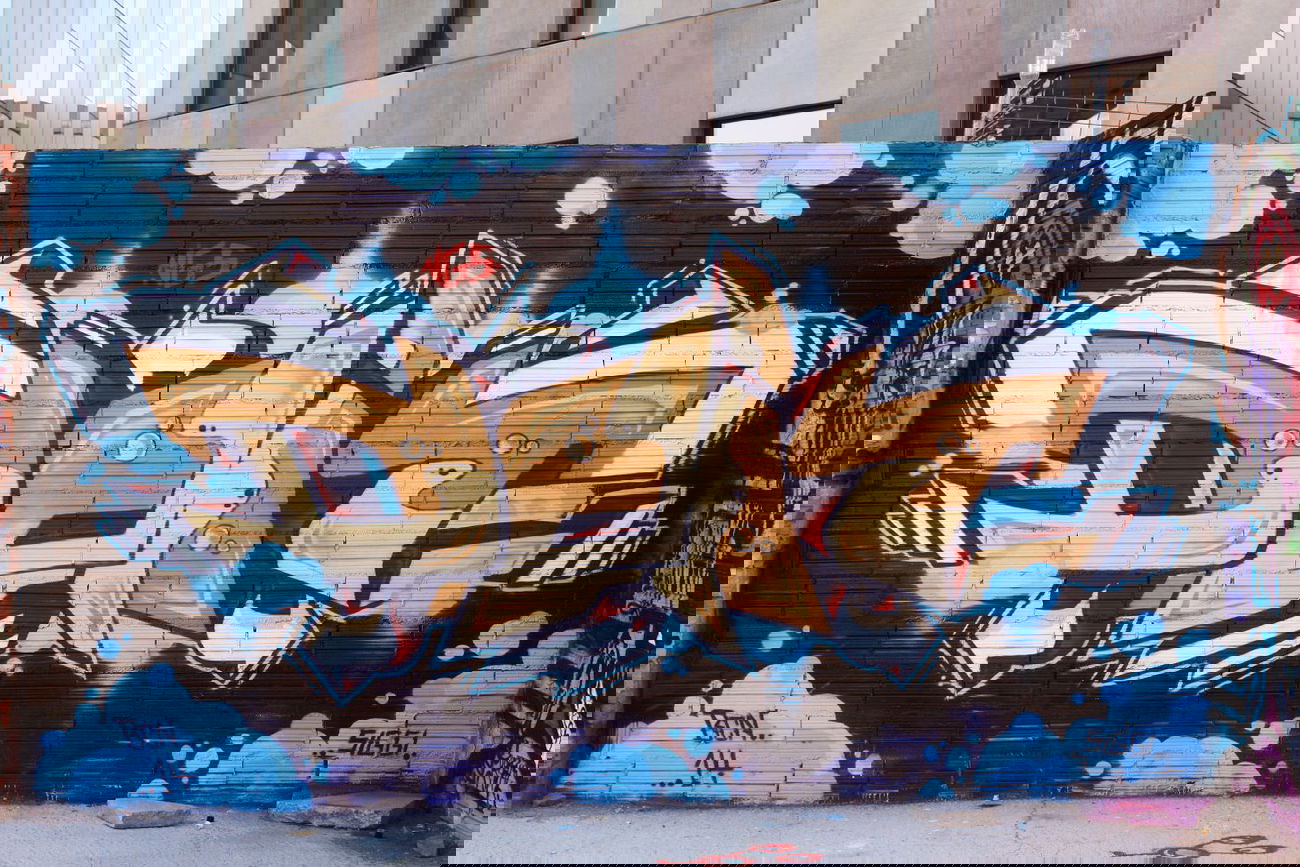 Graffiti Wall in Barcelona - Photo by Internetzo - Doit, VGS (2014)