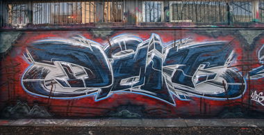 Graffiti Wall in Hamburg - Photo by Internetzo - doit, vgs (2014)