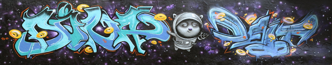 Graffiti Wall in Berlin - Photo by Internetzo (2015)