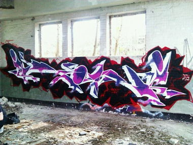 Graffiti Wall in Berlin - Photo by IroniE (2012)