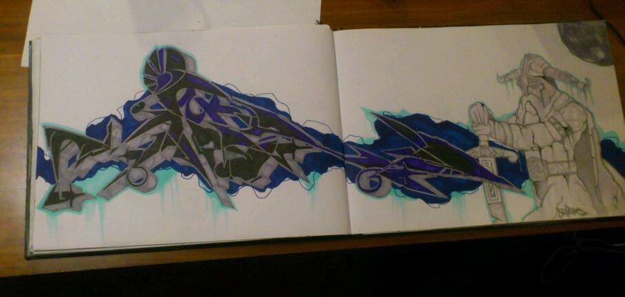 Graffiti Sketch - Photo by IroniE