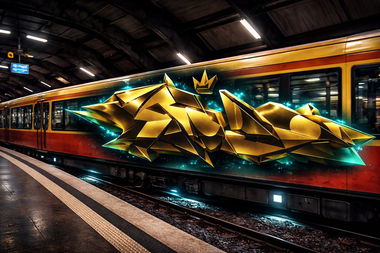 Graffiti Train - Photo by IroniE (2026)