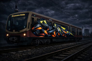 Graffiti Train - Photo by IroniE (2026)